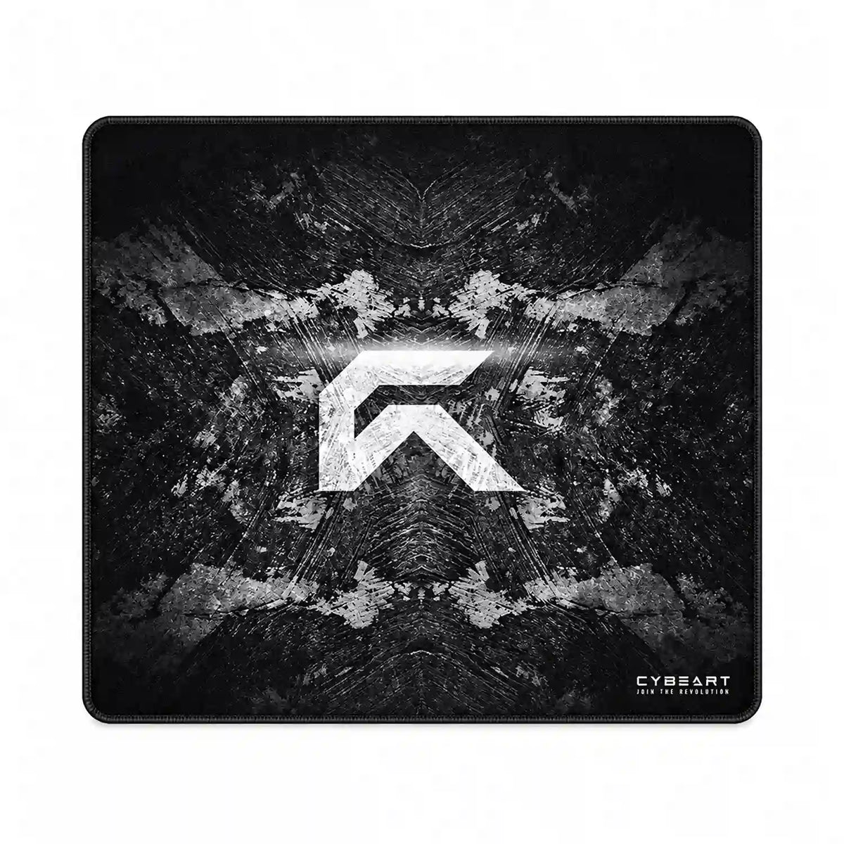 Cybeart Signature Edition Large Gaming Mouse Pad top straight view featuring signature artwork -tpstech.in