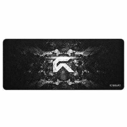 Cybeart Signature Edition XXL Gaming Mouse Pad flat full top view on white background -tpstech.in