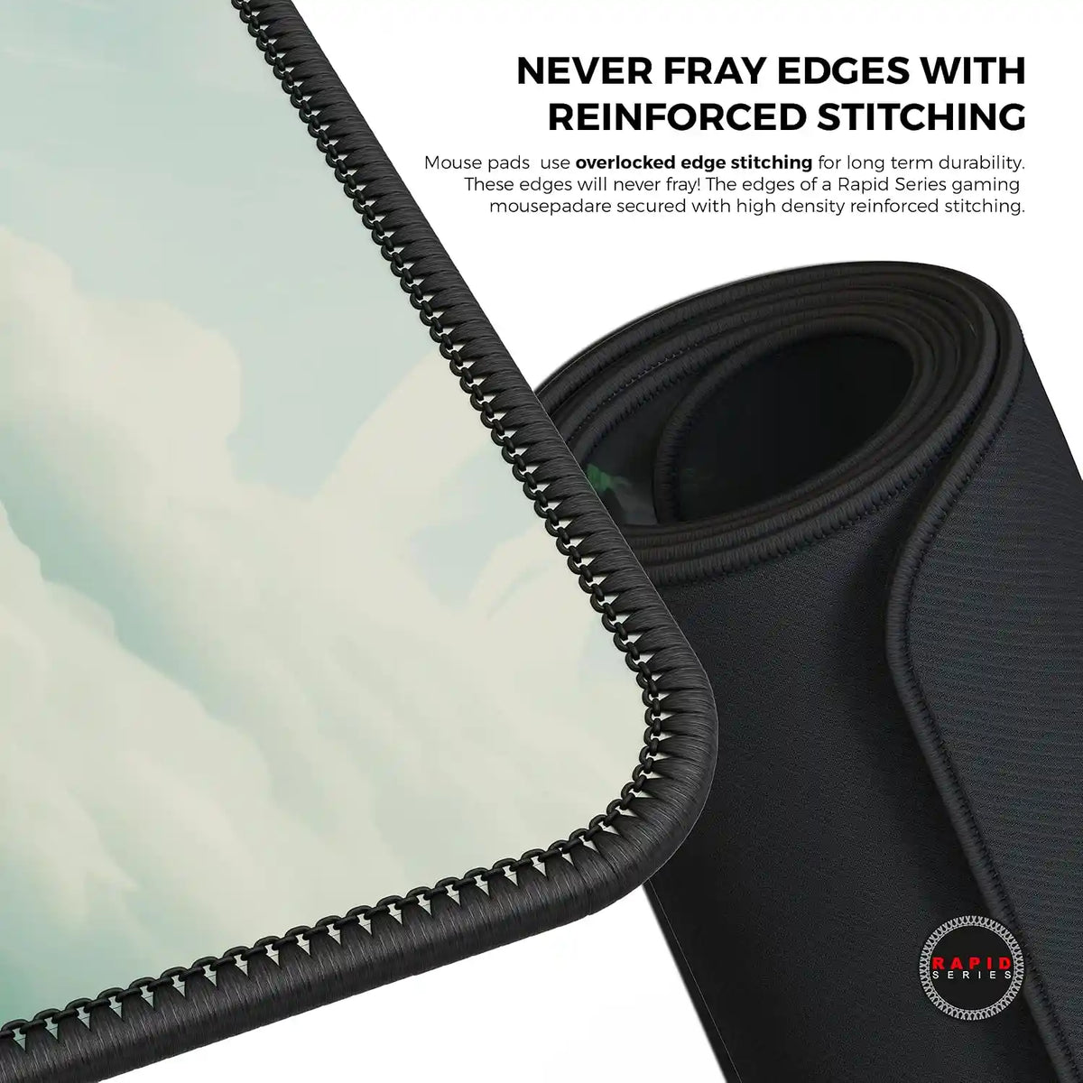 Cybeart The Lord of the Rings Gaming Mouse Pad Large reinforced anti fray stitched edges - tpstech.in