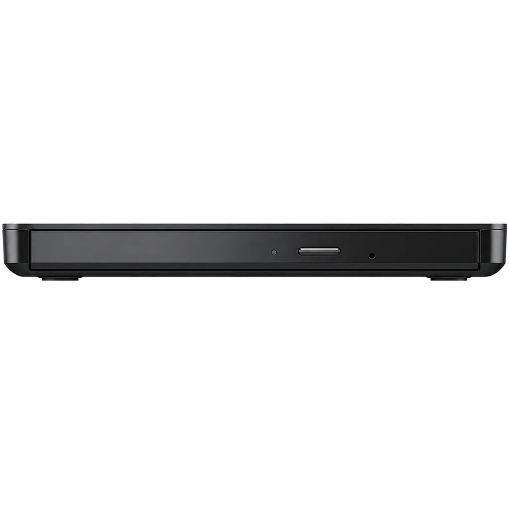 Close up front view of the Dell DW316 external DVD±RW optical drive showing the tray loading button and LED indicator.