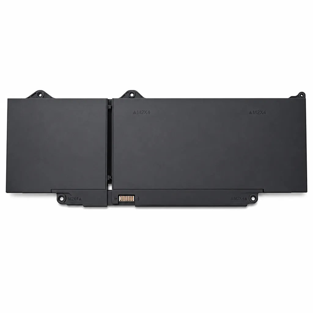 Bottom view of Dell HM1H5-OEM 42WHR 11.4V 3-Cell Laptop Battery for Precision 3480 3490 3580 3590 with battery connector -tpstech.in