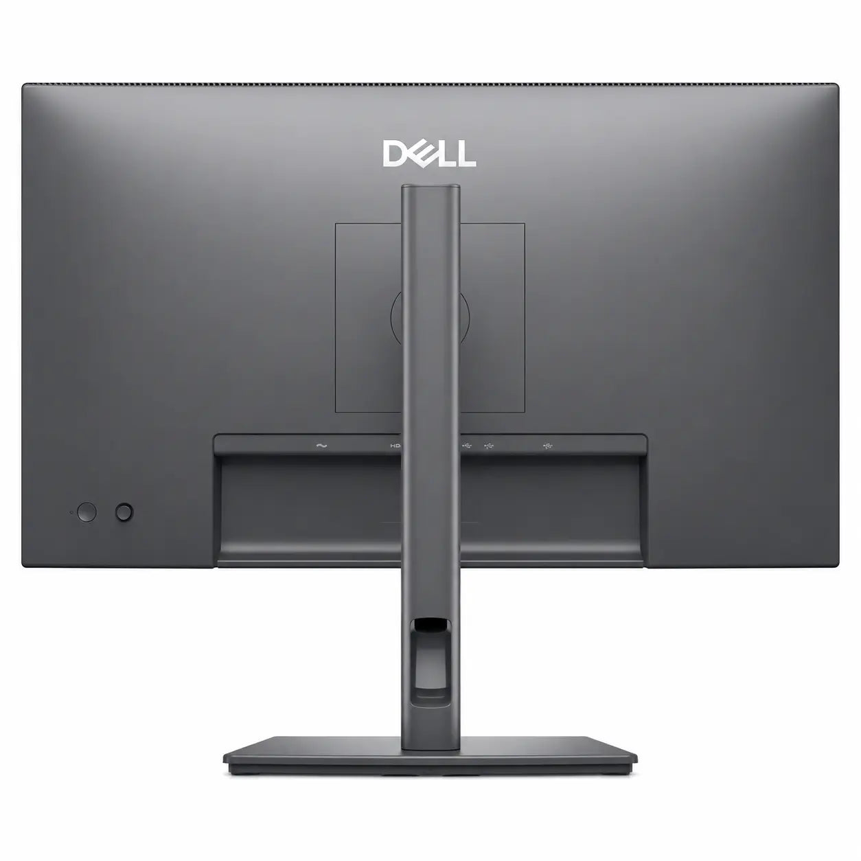 Dell Pro P2426H monitor rear view featuring ergonomic stand, cable management and VESA mount compatibility.