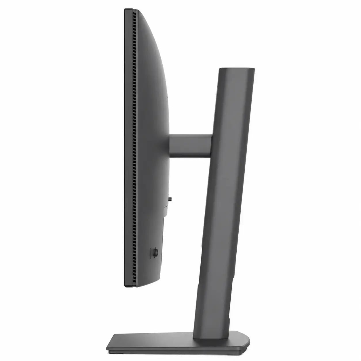 Dell Pro P2426H 24-inch Full HD IPS monitor left side profile view with ergonomic adjustable stand and slim design.