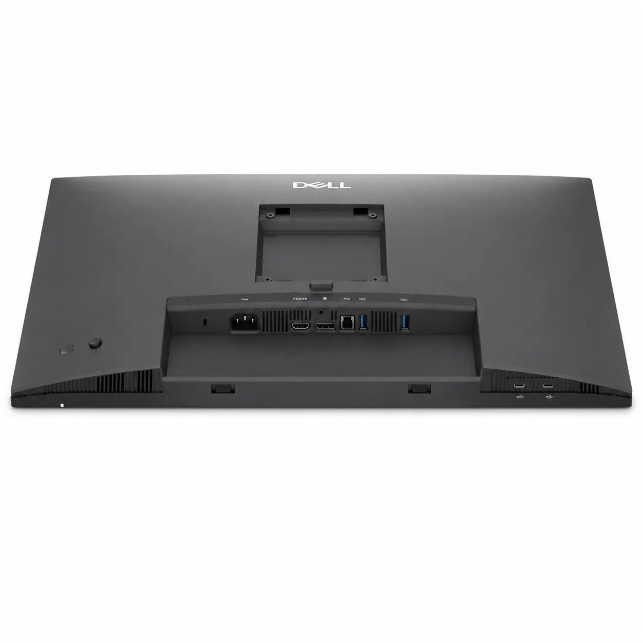 Dell Pro P2426H monitor rear view displaying HDMI, DisplayPort, USB hub ports and connectivity options.