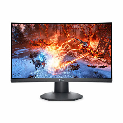 Dell S2422HG 24 Inch Curved FHD Gaming Monitor 165Hz direct front view showing immersive gameplay -tpstech.in
