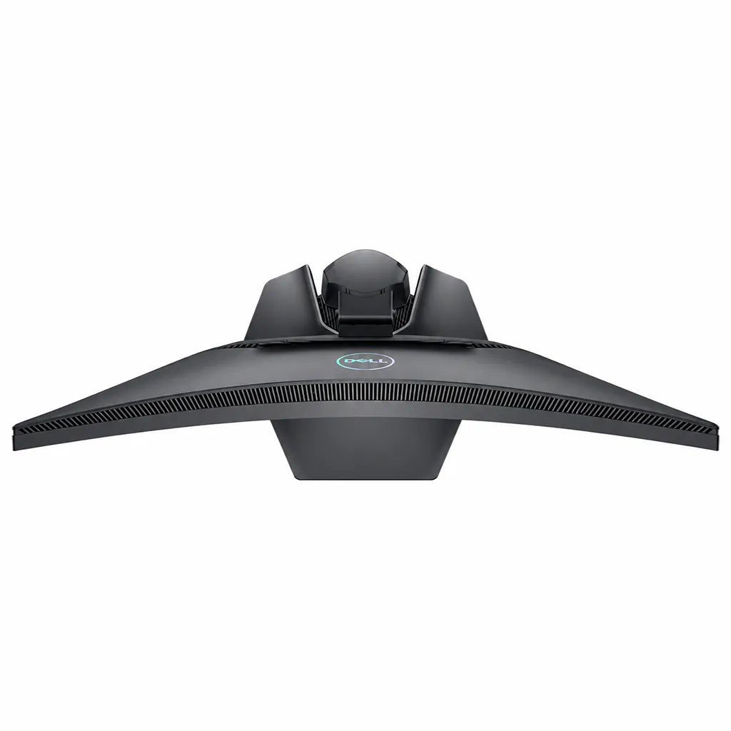 Dell S2422HG 24 Inch Curved FHD Gaming Monitor 165Hz top angle view showing curvature and stand depth -tpstech.in