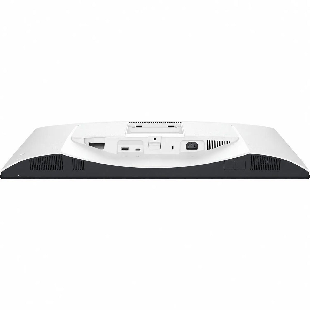 Dell S2725QC 27 inch UHD 4K 120Hz IPS monitor rear connectivity ports and built-in-speakers view -tpstech.in