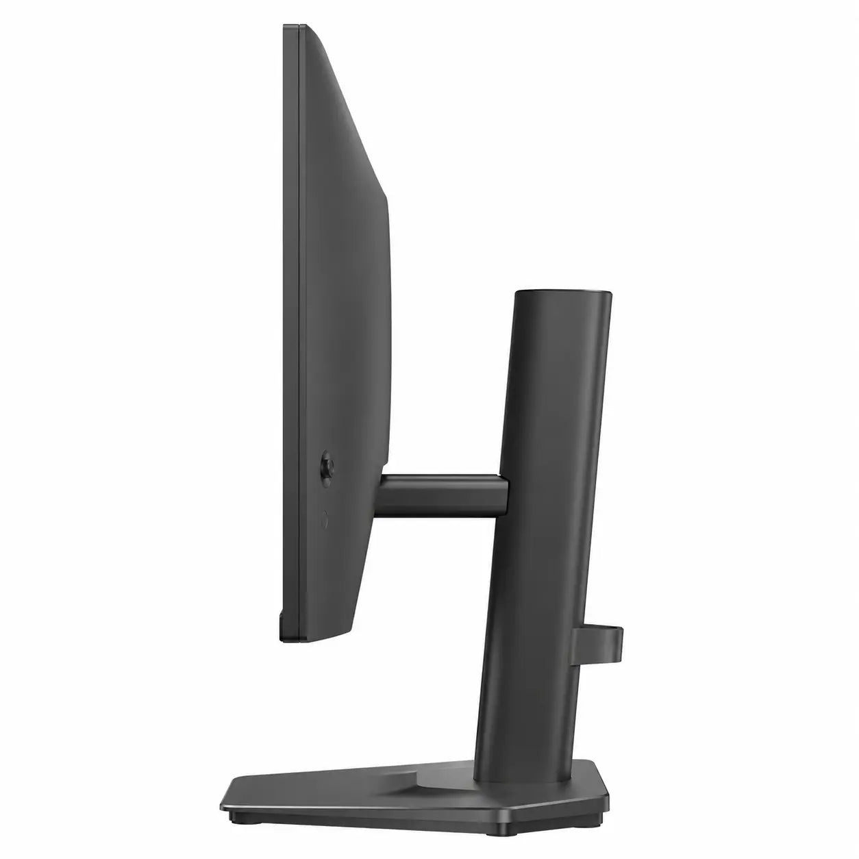 Side profile of Dell SE2426HGS Full HD gaming monitor highlighting slim design and adjustable stand.