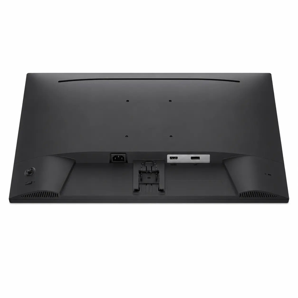 Dell SE2726D rear view displaying HDMI and DisplayPort connectivity with VESA mount support.