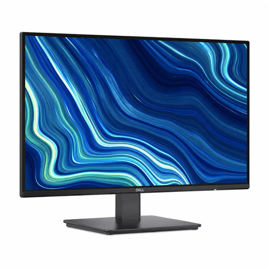 Dell SE2726D 27-inch QHD monitor angled front view showcasing IPS display and sleek modern design.
