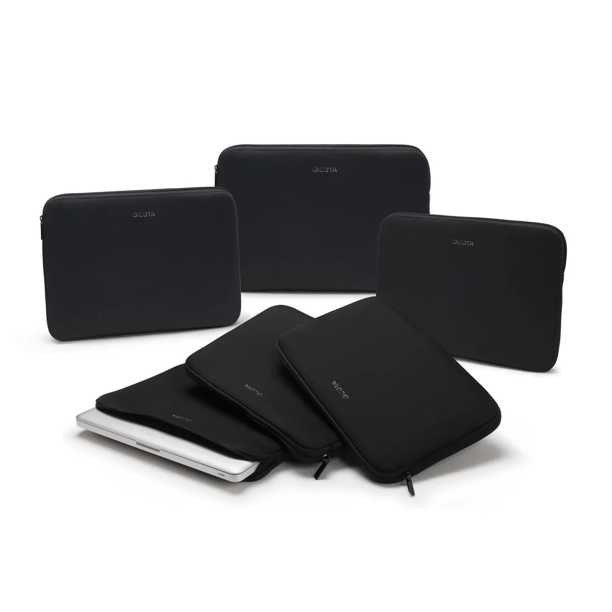 DICOTA Perfect Skin Laptop Sleeves Group Display in Multiple Sizes -tpstech.in