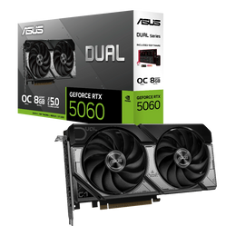 ASUS Dual GeForce RTX 5060 8GB OC GDDR7 Edition Graphics Card