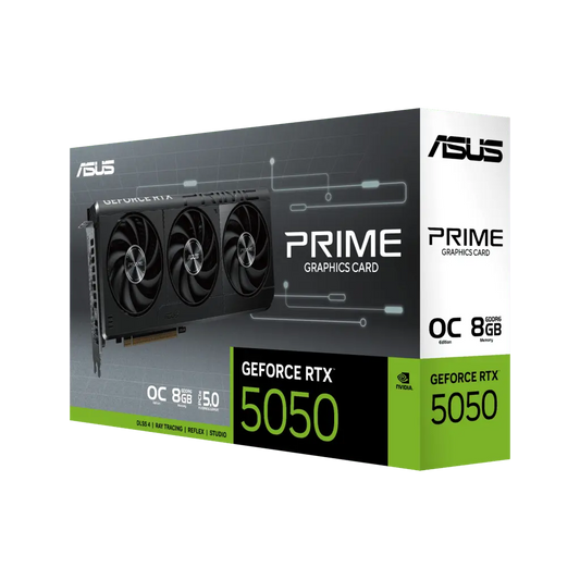 ASUS Prime GeForce RTX 5050 8GB GDDR6 OC Edition Graphics Card