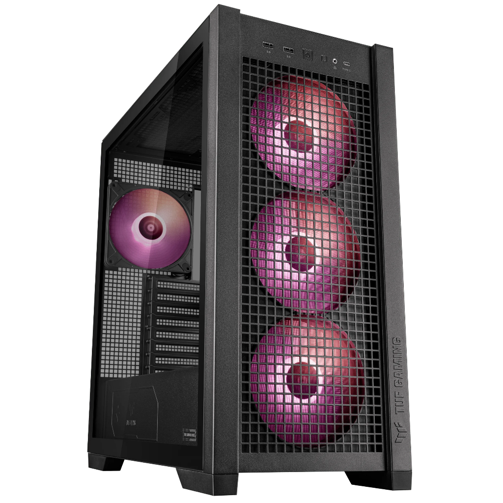 Asus TUF Gaming GT302 ARGB ATX mid-tower case-Black