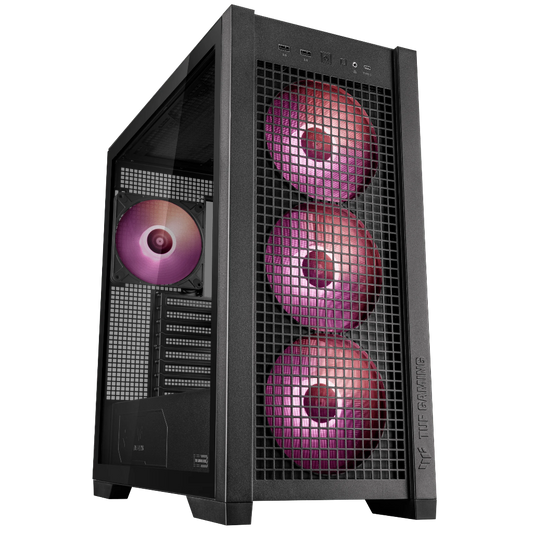 Asus TUF Gaming GT302 ARGB ATX mid-tower case-Black