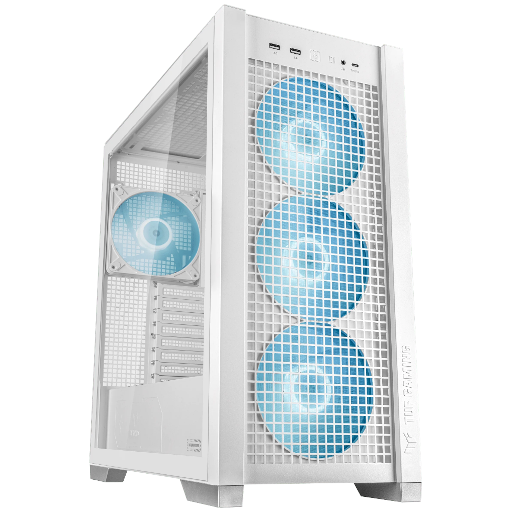 Asus TUF Gaming GT302 ARGB ATX mid-tower case-White