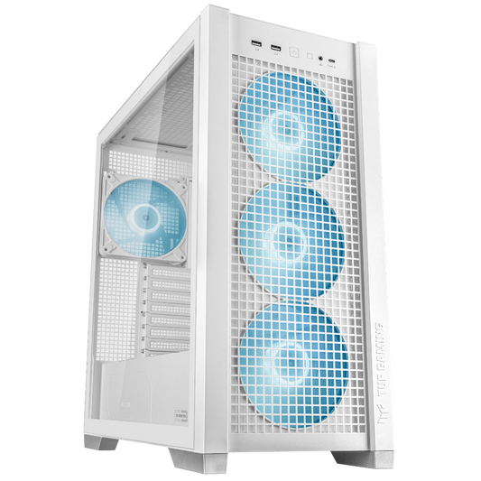 Asus TUF Gaming GT302 ARGB ATX mid-tower case-White