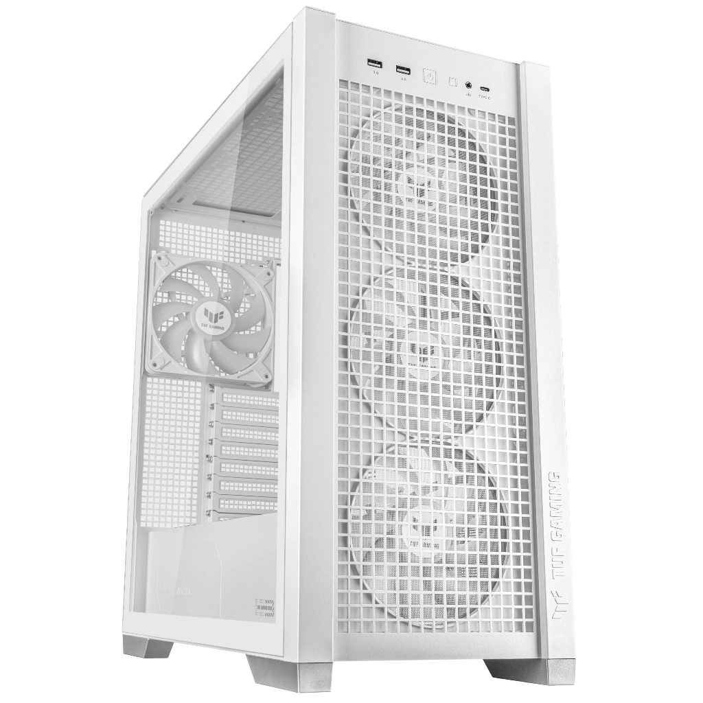 Asus TUF Gaming GT302 ARGB ATX mid-tower case-White
