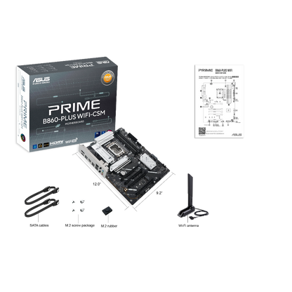ASUS PRIME B860-PLUS WIFI-CSM LGA1851 DDR5 ATX Motherboard