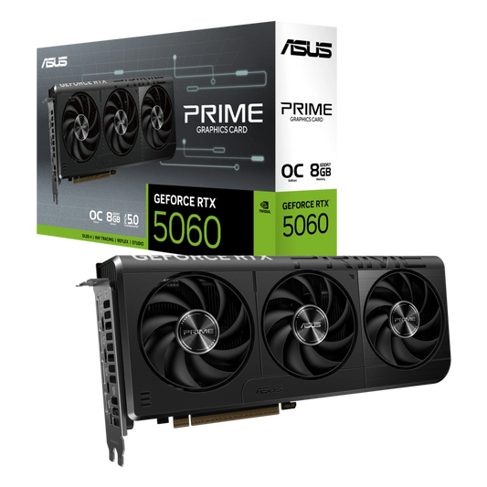 ASUS PRIME GeForce RTX 5060 8GB GDDR7 OC Edition Graphics Card
