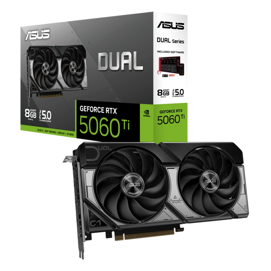 ASUS Dual GeForce RTX 5060 Ti 8GB GDDR7 Edition Graphics Card