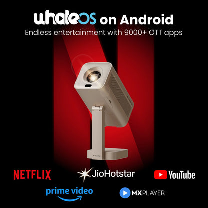EGATE Atom 4X Plus Android Projector with Native 1080P & 4K Support