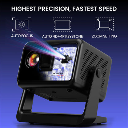 EGATE Duster 5X projector featuring auto focus and automatic keystone correction