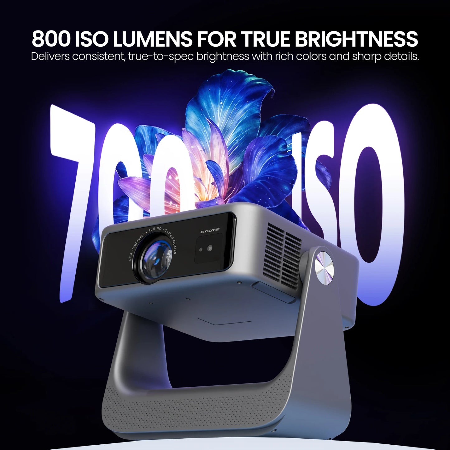 EGATE Zen 7X Google TV Projector Full HD Home Cinema with 4K Decoding