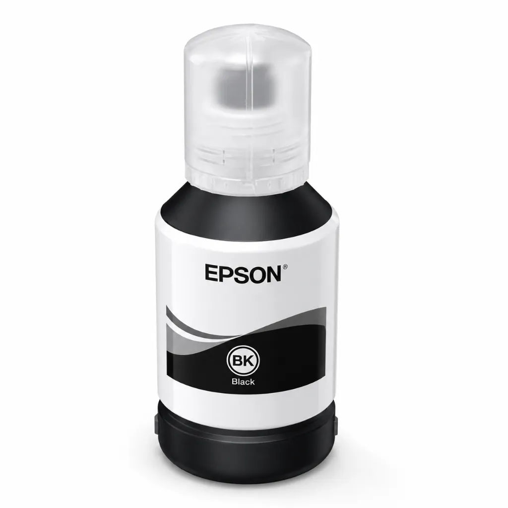Epson 001 T03Y1 C13T03Y198 Genuine Black Ink Bottle 127ml for EcoTank L4150, L4160, L6160, L6170 and L6190 printers.