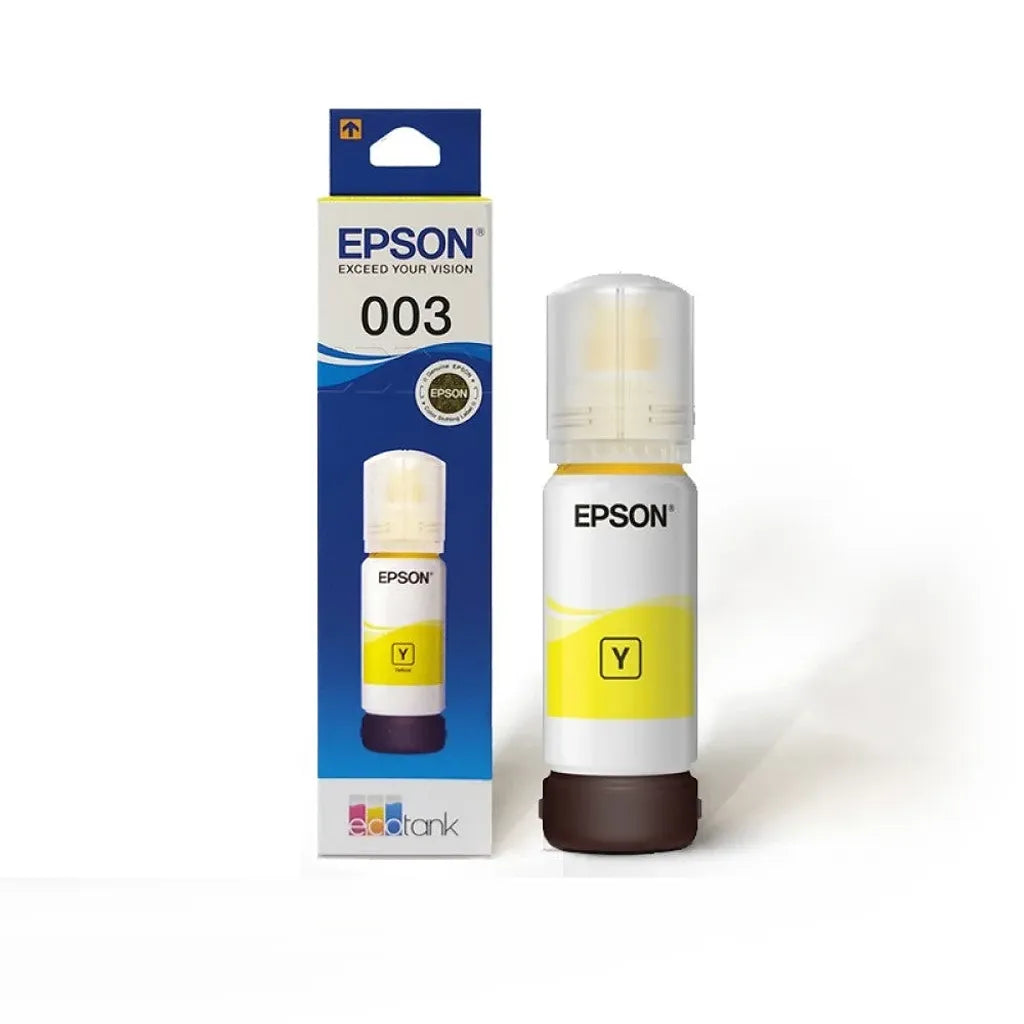 Epson 003 (C13T00V498) Yellow Ink Bottle 65ml Dye Based with original retail box compatible with Epson L3250 L3260 L5290 L3210 L3150 L3110 L1110 L1250 -tpstech.in