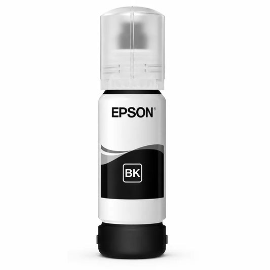 Epson 012 (C13T07K198) Pigment Black Ink Bottle 70ml for Epson EcoTank L8160 L8180 Printers product bottle -tpstech.in
