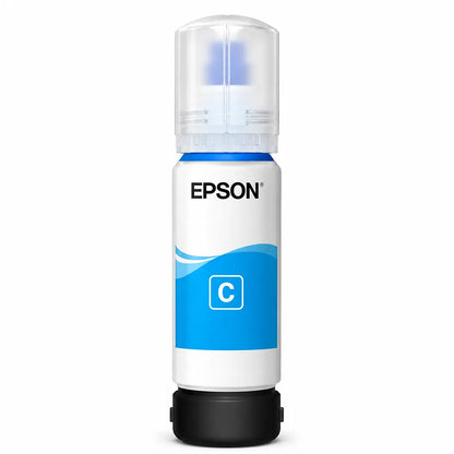 Epson 012 (C13T07K298) Cyan Ink Bottle 70ml High-Yield Ink for EcoTank L8160/L8180 Printers product bottle -tpstech.in