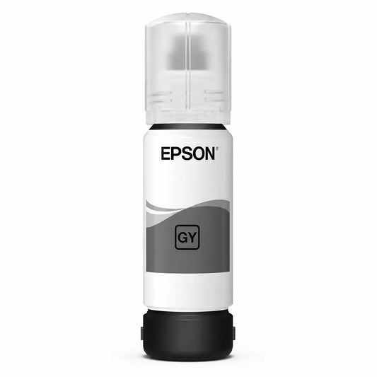 Epson 012 (C13T07K598) Grey Ink Bottle 70ml High-Yield 6200 Pages for EcoTank L8160/L8180 Printers product bottle -tpstech.in