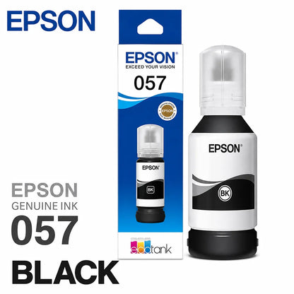 Epson 057 (C13T09D198) Black Ink Bottle 70ml with retail box for L8050 and L18050 printers -tpstech.in