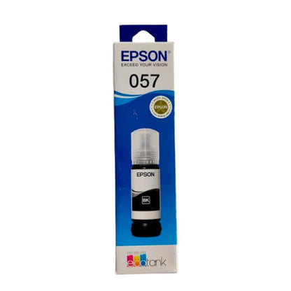 Original Epson 057 (C13T09D198) Black Ink Bottle 70ml retail box for L8050 and L18050 printers -tpstech.in