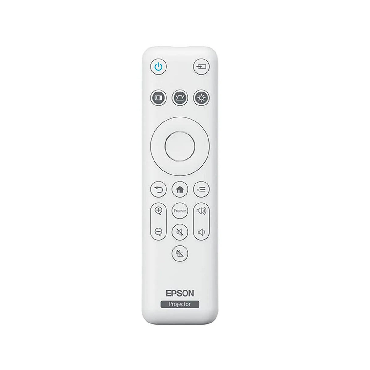 White wireless remote control for Epson CO-FH01 Full HD 1080p Smart Projector -tpstech.in