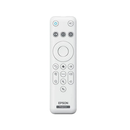 White wireless remote control for Epson CO-FH01 Full HD 1080p Smart Projector -tpstech.in