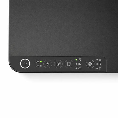 Epson EcoTank L1350 printer control panel with Wi-Fi, power and function buttons close-up -tpstech.in