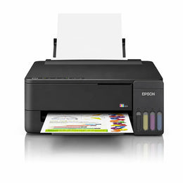 Epson EcoTank L1350 Single Function A4 Wi-Fi Ink Tank Printer front view with refillable ink tank and color document printing -tpstech.in