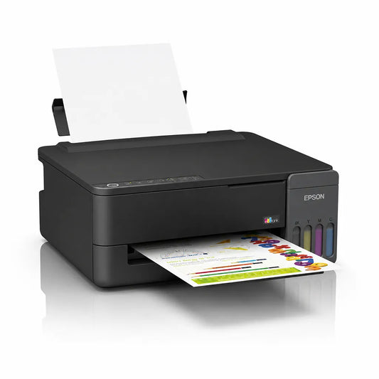 Epson EcoTank L1350 Single Function A4 Wi-Fi Ink Tank Printer left angle view with integrated EcoTank ink system -tpstech.in
