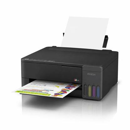 Epson EcoTank L1350 Single Function A4 Wi-Fi Ink Tank Printer right angle view showing refillable ink tanks -tpstech.in