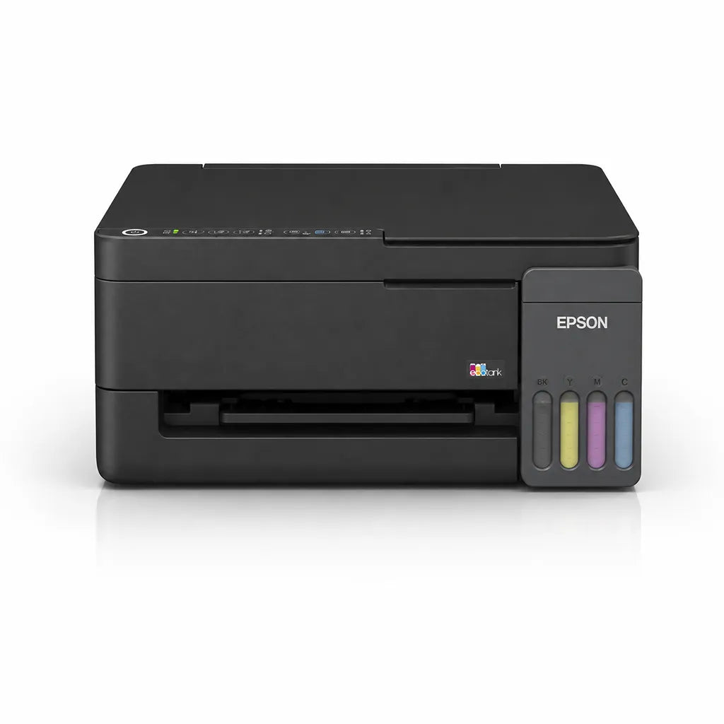 Epson EcoTank L3310 A4 All-in-One Ink Tank Printer front view with integrated ink tank -tpstech.in
