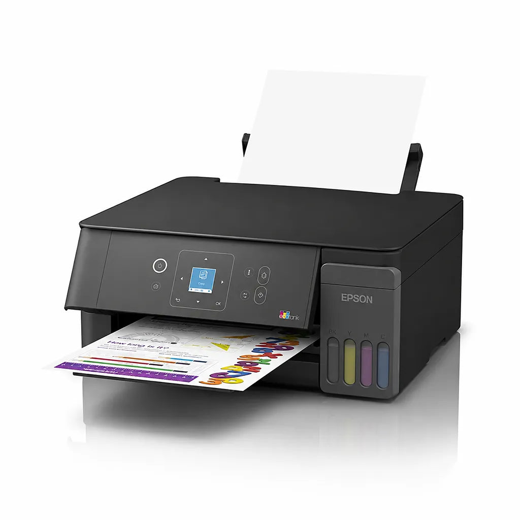 Epson EcoTank L3360 A4 Wi-Fi All-in-One Ink Tank Printer with rear paper input tray and refillable ink tanks -tpstech.in