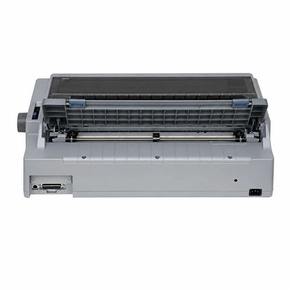 Rear view of Epson LQ-2190 Dot Matrix Printer showing USB and parallel connectivity ports -tpstech.in