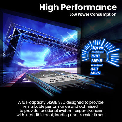 [RePacked] EVM 512GB 2.5-inch SATA 3D NAND Internal SSD