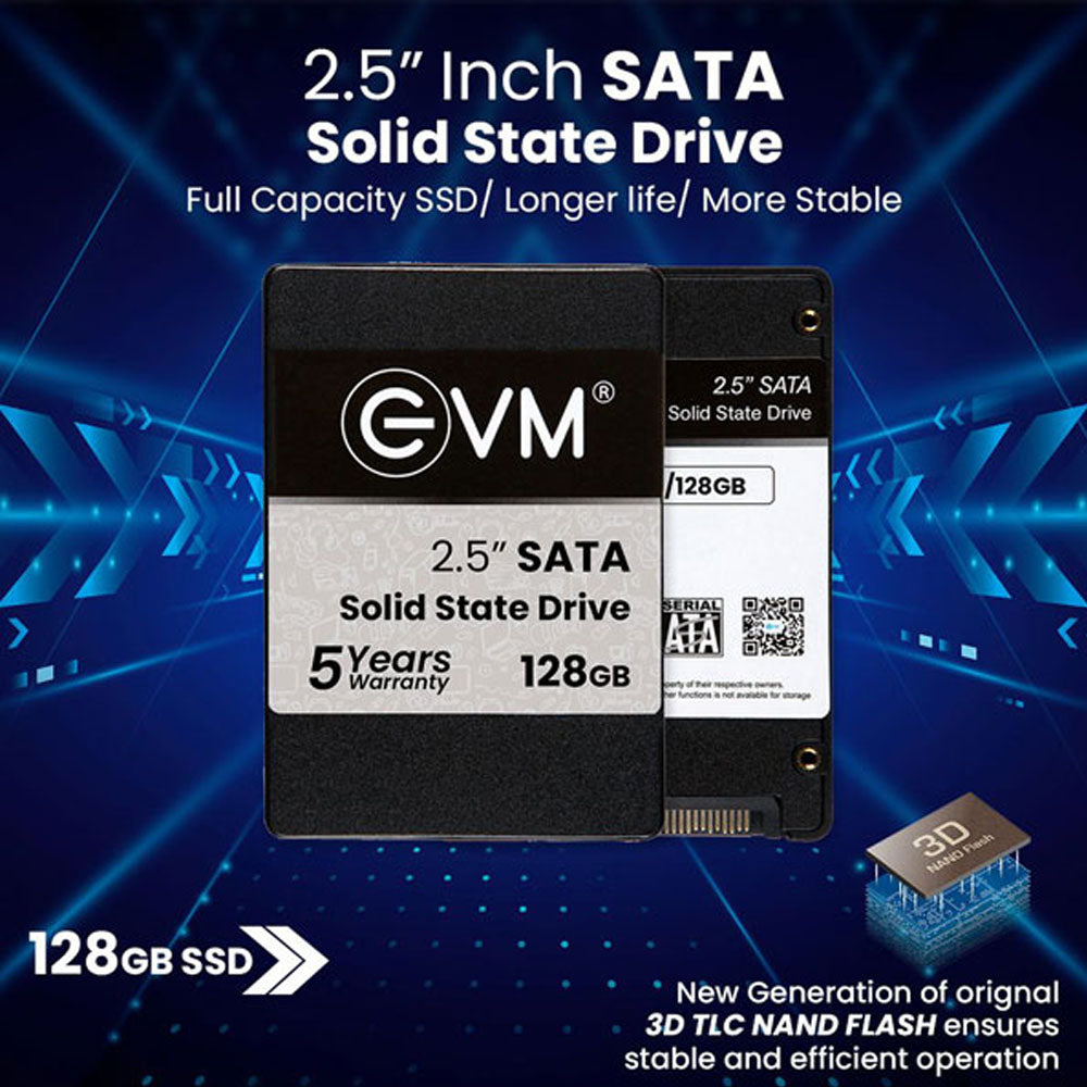 RePacked EVM 128GB 2.5-inch SATA 3D NAND Internal SSD