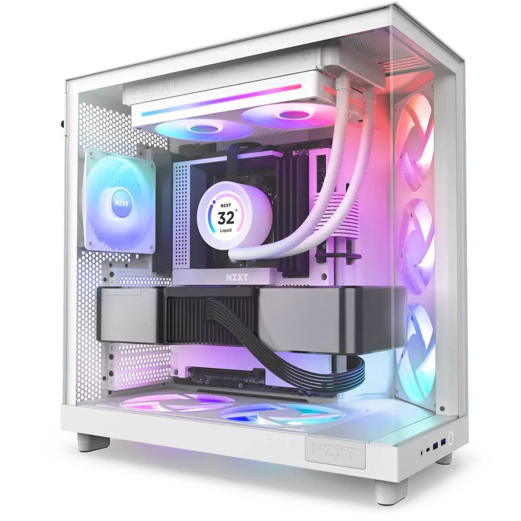 NZXT F240 RGB Core 240mm Single-Frame RGB Fan Unit-White