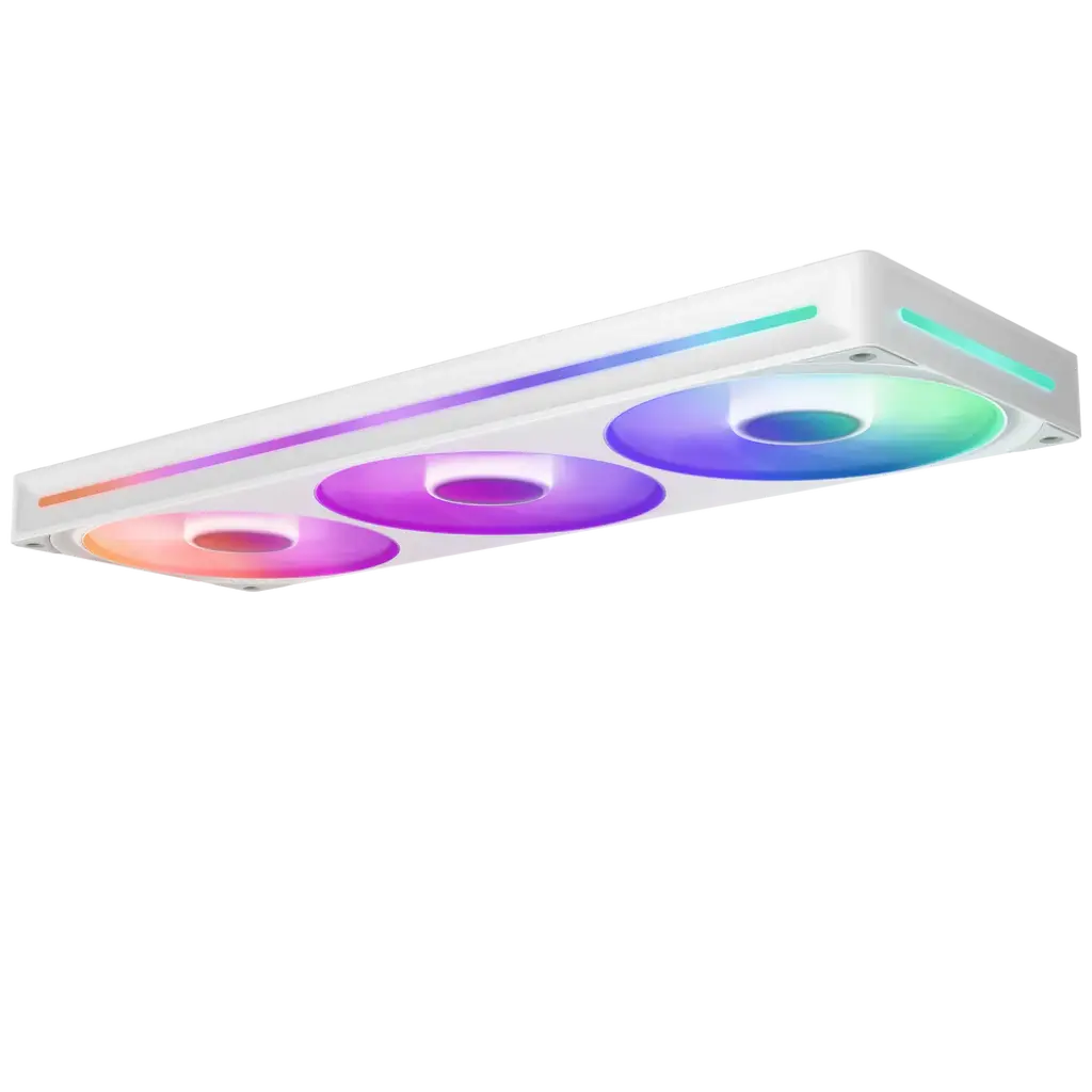 NZXT F420 RGB Core 420mm Single-Frame RGB Fan Unit-White