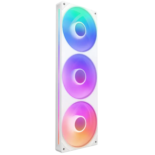 NZXT F420 RGB Core 420mm Single-Frame RGB Fan Unit-White