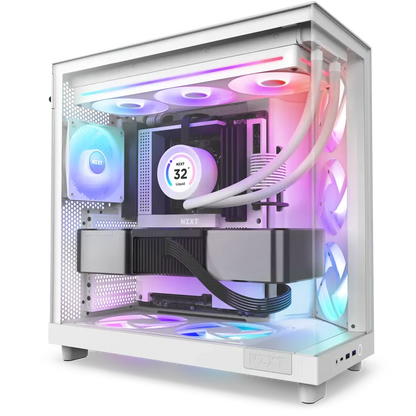 NZXT F420 RGB Core 420mm Single-Frame RGB Fan Unit-White